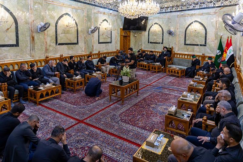قسم العلاقات العامة ينظم مجلس عزاء إحياءً لذكرى شهادة الإمام الباقر (عليه السلام)