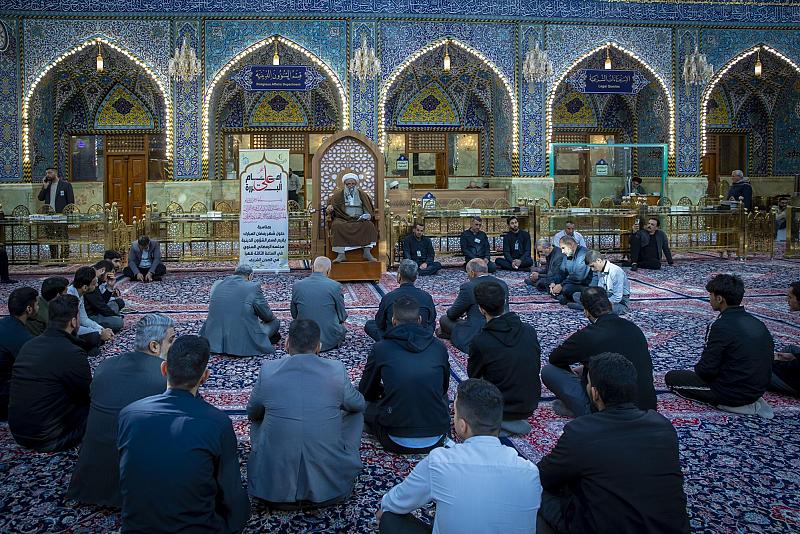 قسم الشؤون الدينية يختتم محاضراته الرمضانية في صحن مرقد أبي الفضل العباس (عليه السلام)