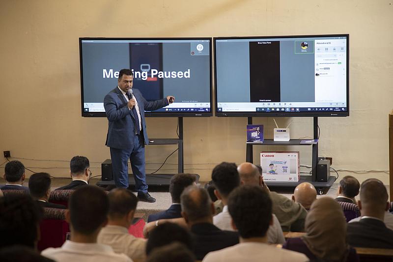 مركز الكفيل لتقنية المعلومات يطلق مشروع الإدارة الإلكترونية في ثانوية كلية بغداد