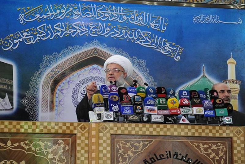 نتيجةً لما يعانون من ظروفٍ إنسانيةٍ قاسية: المرجعيةُ الدينيةُ العُليا تهيب بالمواطنين الميسورين بالمساهمة في إغاثة النازحين وتأمين احتياجاتهم..