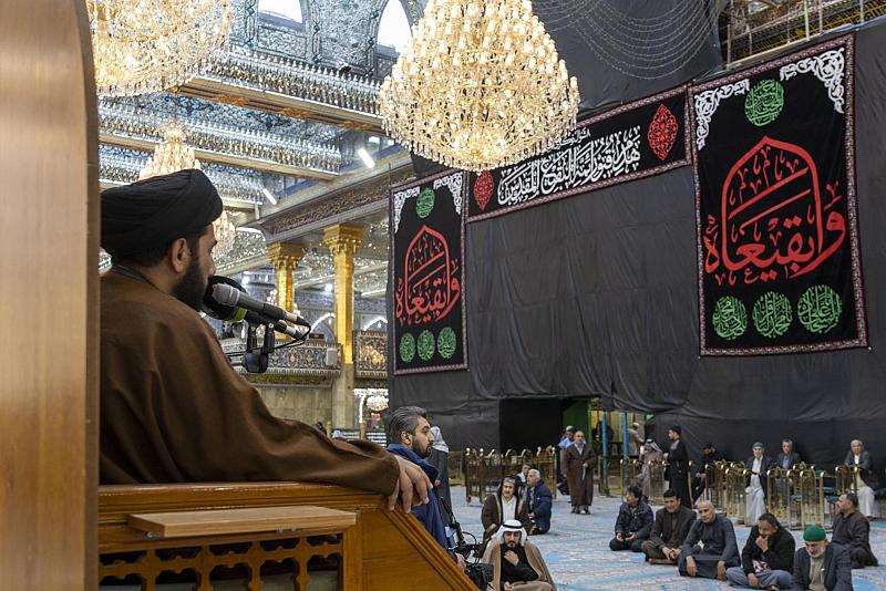العتبة العباسية المقدسة تقيم مجلس عزاء لإحياء ذكرى هدم قبور أئمة البقيع (عليهم السلام)