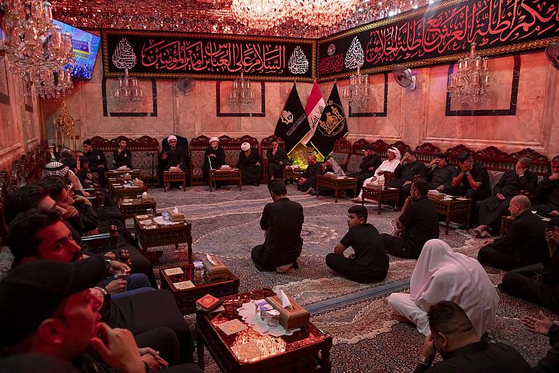 العتبة العباسية المقدسة تنظم مجلسها العزائي في اليوم الثاني من شهر محرم