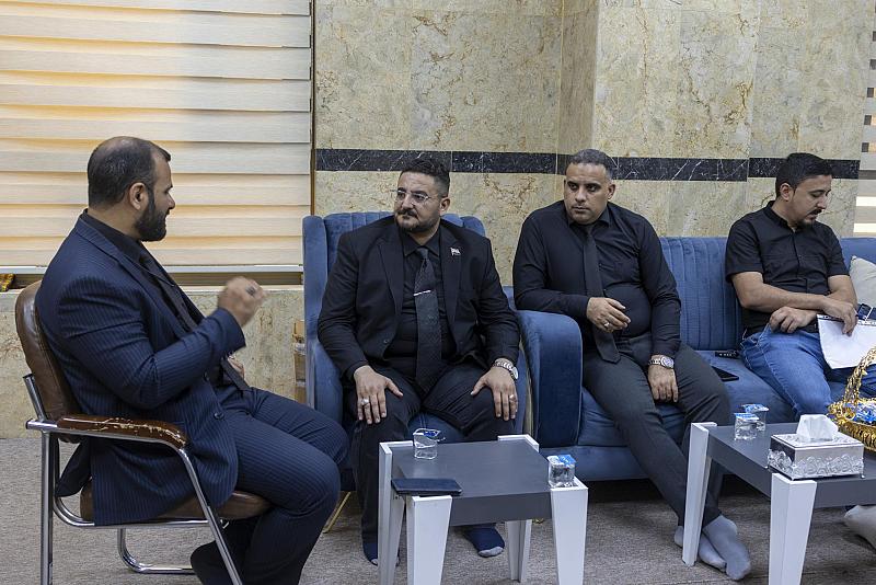 قسم الإعلام يبحث مع هيأة الإعلام والاتصالات تسهيل مهام المؤسّسات الصحفيّة المشاركة في تغطية زيارة عاشوراء