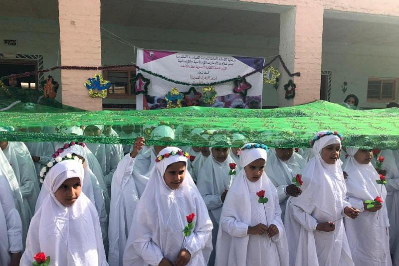 بـ(50) مدرسةً و (2223) طالبةً: شعبةُ الخطابة الحسينية تختتم برنامجها الاحتفائيّ للطالباتِ البالغات سنّ التكليف الشرعيّ