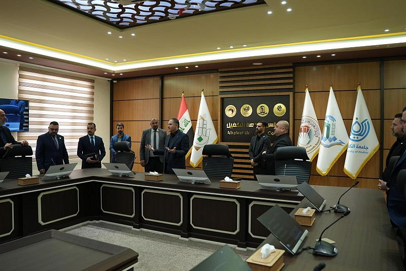 لجنة مسابقة الجامعة المستدامة تجري جولة في جامعة الكفيل لمتابعة مؤشرات التميز البيئي