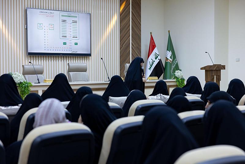الشعب النسويّة في العتبة العبّاسيّة تعقد اجتماعًا عن حفل الورود الفاطميّة