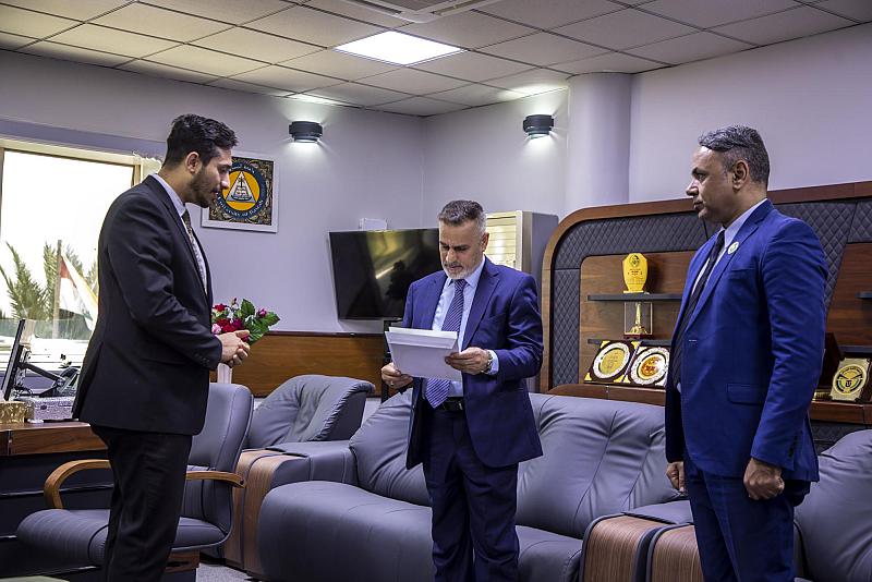 العتبة العباسية المقدسة تقدم دعوة لجامعة البصرة