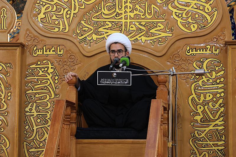 العتبة العباسية المقدسة تقيم مجلس عزاء بذكرى استشهاد الزهراء (عليها السلام)