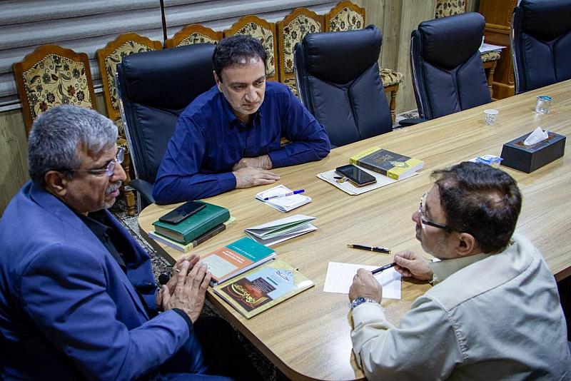 جمعية العميد ووفد جامعة قمّ المقدسة يبحثان سبل تعزيز التعاون العلمي في مجال الترجمة