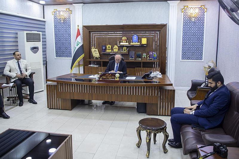 شعبة الخطابة الحسينيّة تناقش مع تربية كربلاء استعدادات حفل الورود الفاطميّة