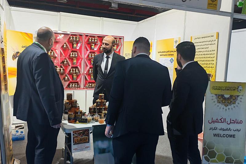 مجموعة مناحل الكفيل تختتم مشاركتها في معرض السليمانية الدولي للزراعة والصناعات الغذائية