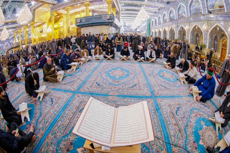 برنامجٌ قرآنيّ لتعليم التلاوة الصحيحة للزائرين في رحاب صحن أبي الفضل العبّاس (عليه السلام)