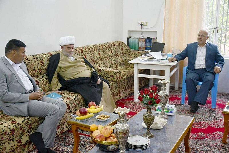 قسم المعارف يزورُ حفيدَ الشيخ الفقيه عبد الكريم الجزائري