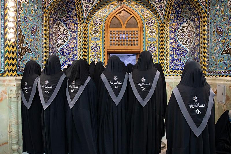 رابطة بنات الكفيل التطوعية تشارك في حملة التبرع للشعبين الإيراني واللبناني