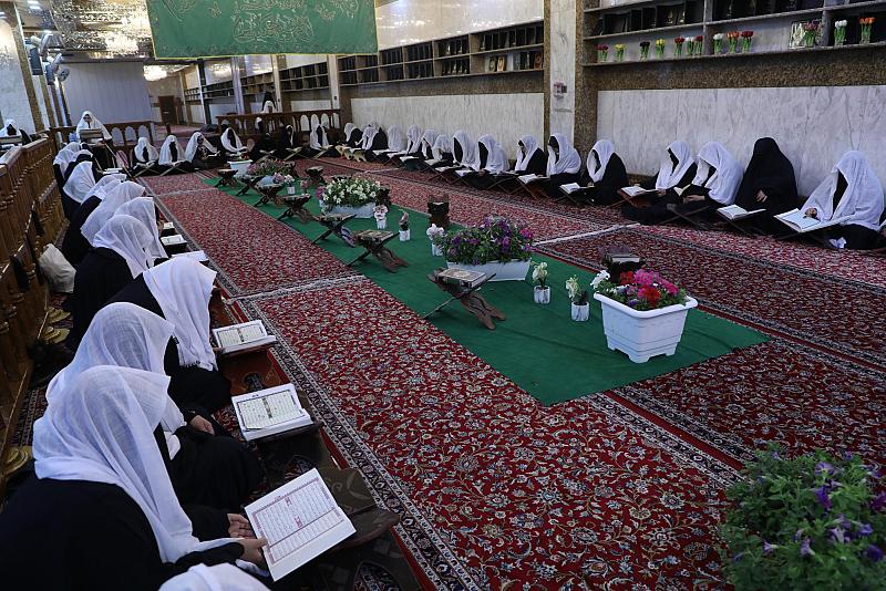 شعبة التوجيه الديني النسوي تقيم 37 محفلاً قرآنيّاً في مختلف مناطق كربلاء