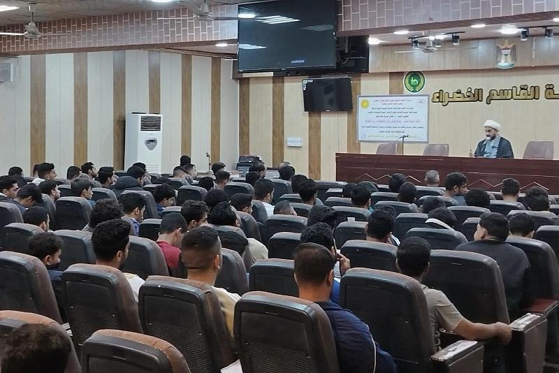 قسم الشؤون الفكرية يقيم ملتقى السيدة الزهراء (عليها السلام) التربوي في جامعة القاسم الخضراء