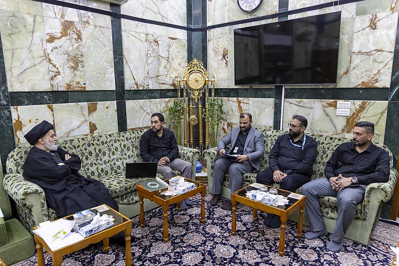 السيد الصافي يشيد بعمل مركز الجود للرسوم المتحركة ويوصي بتوسيع نطاق عمله