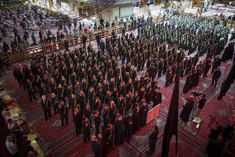 خدمة العتبتين المقدستينِ يحيون ذكرى استشهاد الإمام الجواد (عليه السلام)