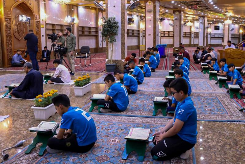وفدٌ  مؤسّسة النجف الخيريّة في ضيافة العتبة العبّاسية المقدّسة