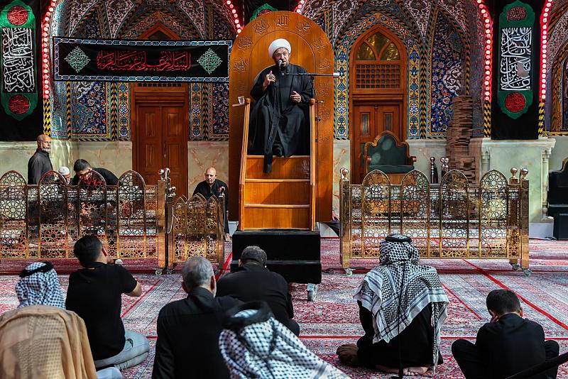 شعبة الخطابة تقيم مجلسًا عزائيًّا لإحياء ذكر أهل البيت (عليهم السلام)