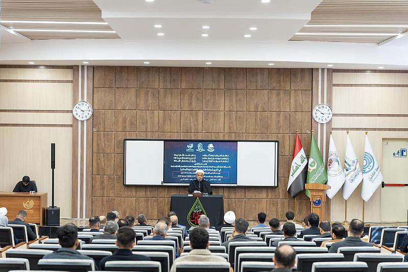 عَبرَ مجلس عزائي.. جامعة الكفيل تحيي ذكرى شهادة الإمام الكاظم (عليه السلام)
