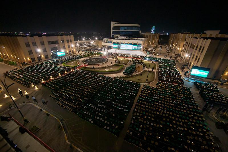 اختتام فعاليات حفل تخرج طالبات الجامعات العراقية والدول الإسلامية الثامن