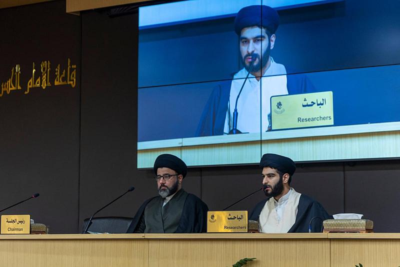 باحث يستعرض جمع المباني الرجالية المُستلّة من التراث العلمي للسيد المجاهد