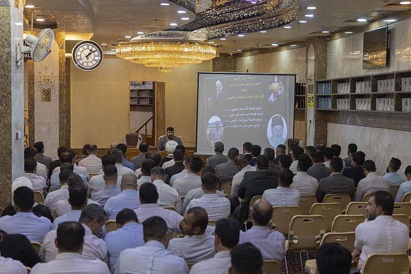 أكاديمية التطوير تقيم ندوة لطلابها عن عمل قسم الشؤون الدينية