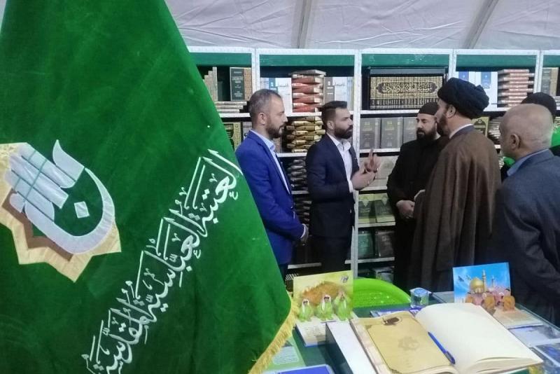 العتبةُ العبّاسية المقدّسة تشاركُ في معرض كتاب مهرجان الشهادة بباقةٍ من الإصدارات المتنوّعة