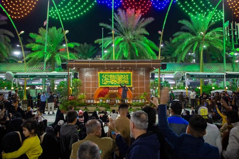 قسمُ ما بين الحرمَيْن الشريفَيْن يقيمُ مهرجاناً شعريّاً بمناسبة ذكرى ولادة الزهراء (عليها السلام)