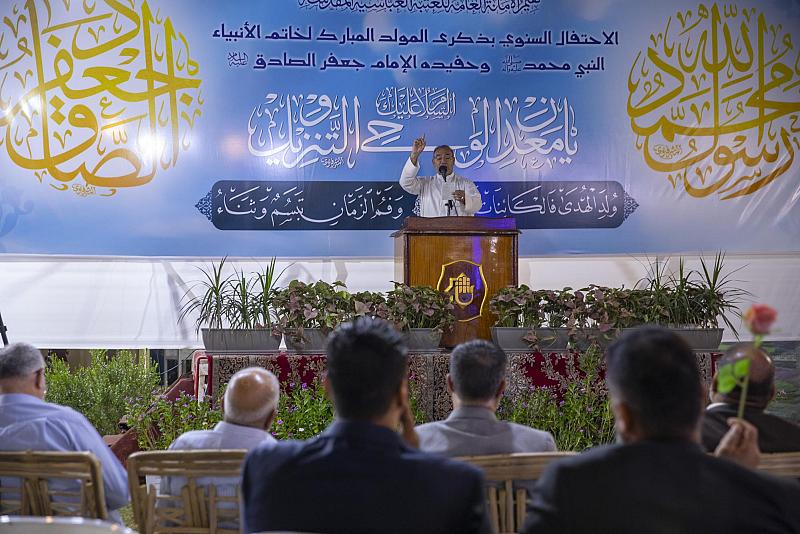 مشاتل الكفيل تنظم حفلًا بذكرى ولادة الصادقين (عليهما أفضل الصلاة والسلام)