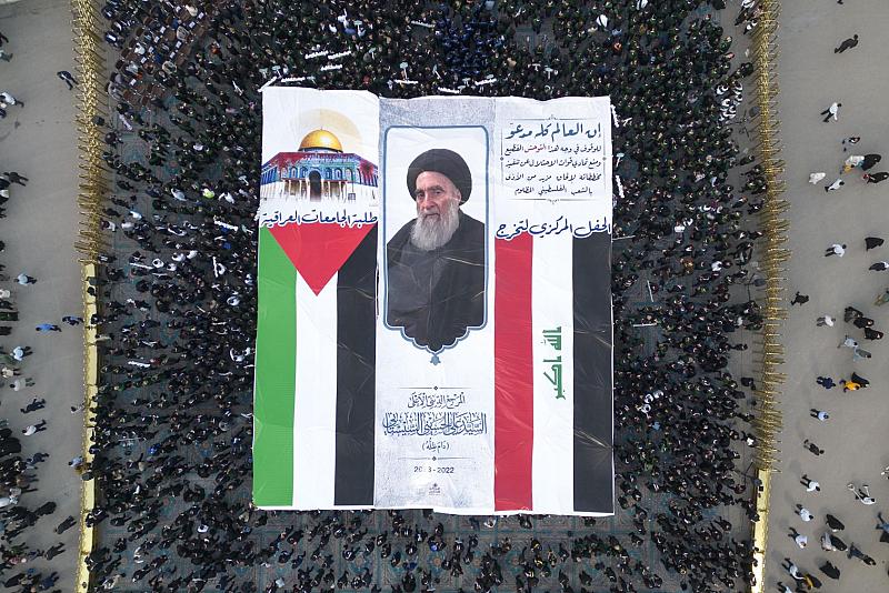 علَما العراق وفلسطين يزينان حفل التخرج المركزي لطلبة الجامعات العراقية