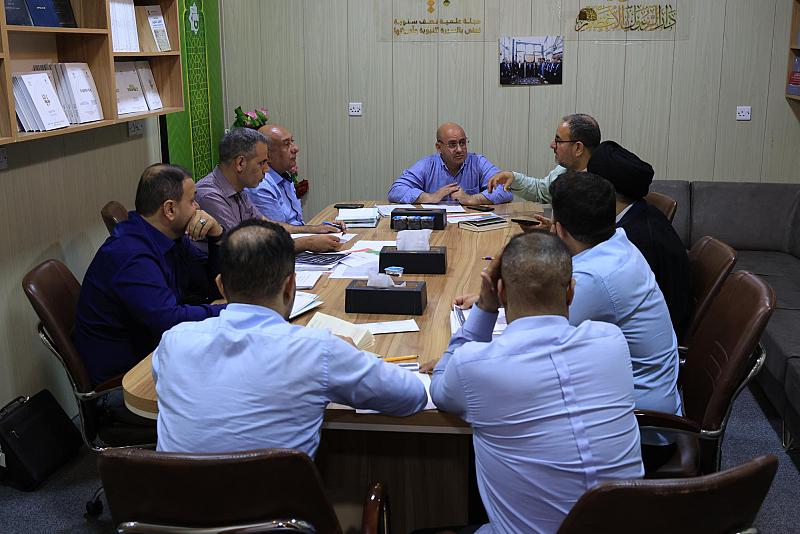 قسم الشؤون الفكرية يعقد اجتماعه التحضيري الأخير لمؤتمر دار الرسول الأعظم الثالث