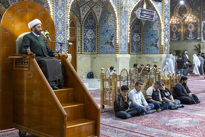 شعبة الخطابة للتبليغ الحسيني تقيم مجلسًا عزائيًّا بذكرى شهادة الإمام الجواد (عليه السلام)