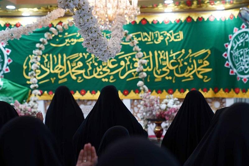 شعبة التوجيه الديني النسوي تنظم حفلاً بذكرى ولادة الإمامين الباقر والهادي (عليهما السلام)