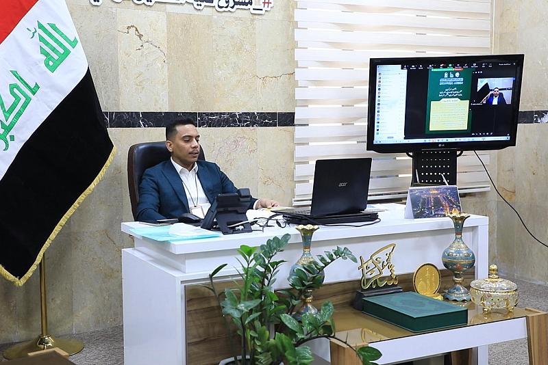 لبيان فقرات حفل تخرّج الطلبة.. قسم العلاقات يعقد اجتماعاً مع منسّقي فتية الكفيل الوطني