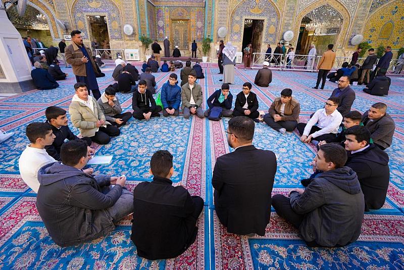مجموعة العميد التعليمية تنظّم درسًا عمليًّا لمجموعة من طلبتها في النجف الأشرف