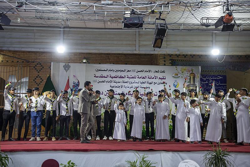 ضمن مهرجان ولادة الإمام الحسن (عليه السلام).. العتبة الكاظمية تكرّم الأيتام المتفوّقين