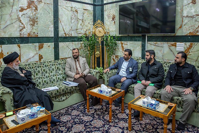 سماحة السيد الصافي يبارك توجه قسم الإعلام في العتبة العباسية المقدسة نحو الإعلام التخصصي ويؤكد أهمية التوثيق المنهجي