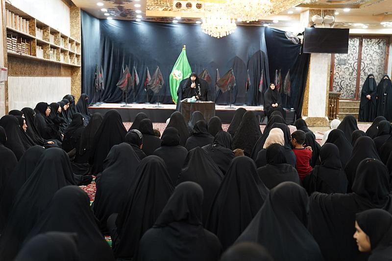 شعبة التوجيه الديني النسوي تستهل برنامجها العاشورائي السنوي بعدد من المجالس العزائية