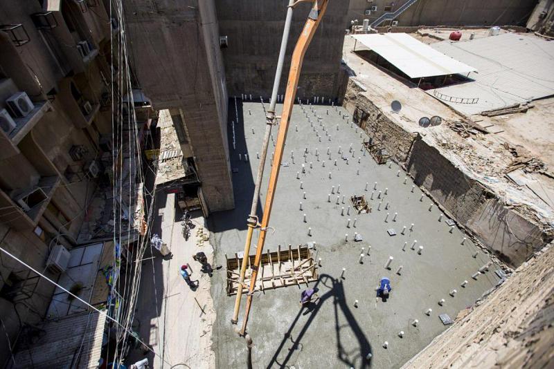 قسمُ الصيانة الهندسيّة يُباشر بإنشاء مجمّعٍ صحّي في شارع القبلة لحرم أبي الفضل العبّاس (عليه السلام)