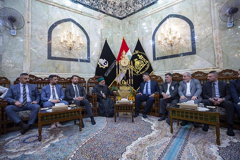 العتبة العباسية تستقبل وفدًا من مديري المؤسّسات الإعلاميّة في العراق