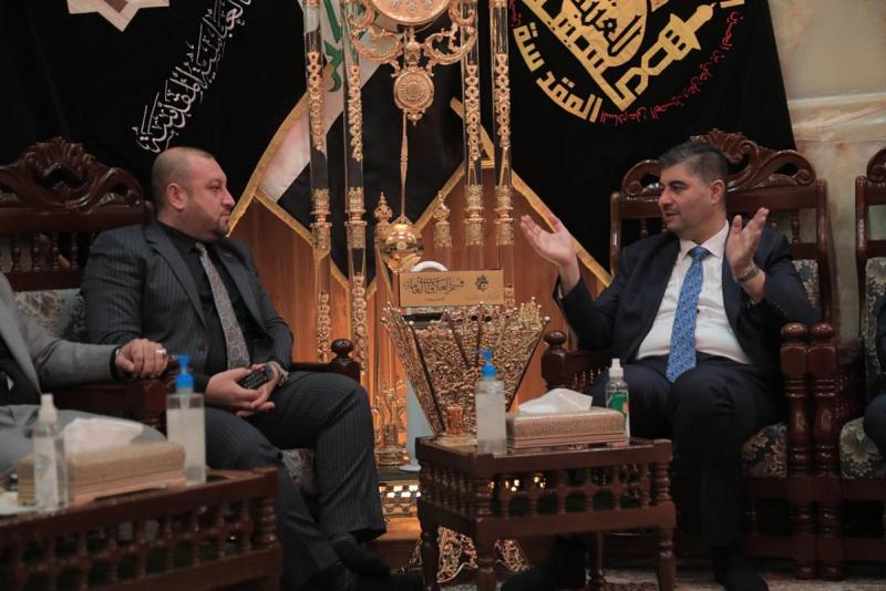 وفدٌ من وزارة الزراعة يزور العتبة العبّاسية لبحث سبل تطوير الواقع الزراعيّ