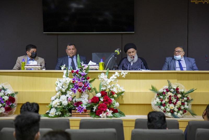 العتبةُ العبّاسية تستضيفُ وفداً من جامعة الكرخ ورئيسُها يؤكّد أنّ هناك جهداً كبيراً يُبذل لخدمة الطالب الجامعيّ
