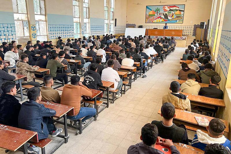 المجمع العلمي ينظم محاضرة إرشادية ضمن المشروع القرآني في مدارس بابل