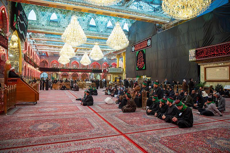 العتبة العباسية المقدسة تواصل عقد مجلس عزائها بذكرى وفاة السيدة زينب (عليها السلام)
