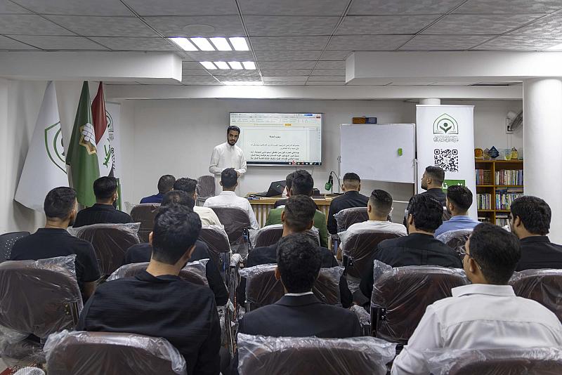 قسم الشؤون الفكرية يقدم محاضرة عقائدية لوفد شبابي من ميسان
