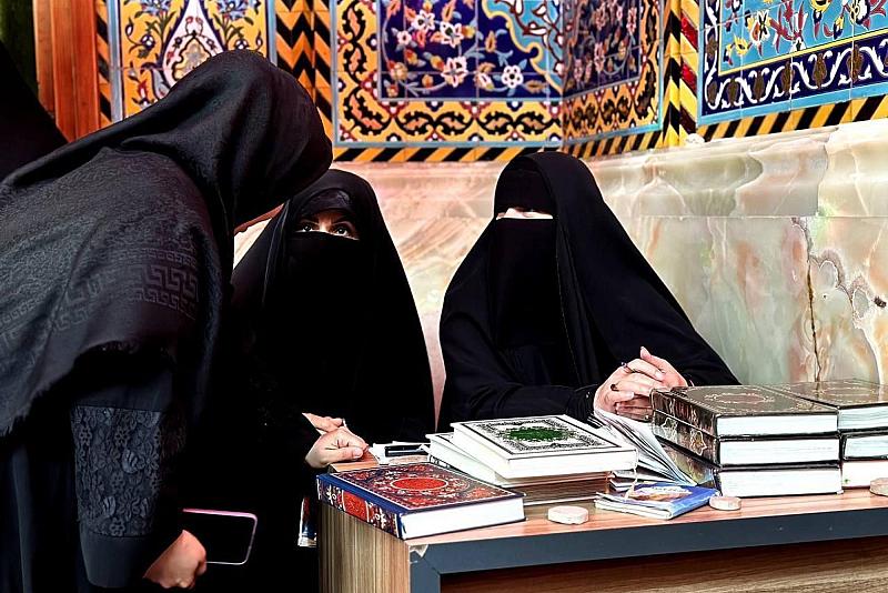 شعبة التوجيه الديني النسوي تستقبل أعدادًا كبيرة من الزائرات خلال زيارة الأربعين