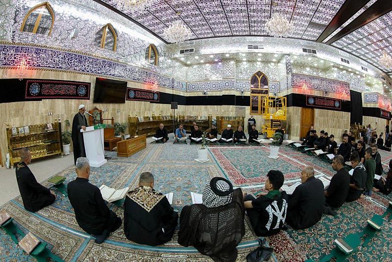 المجمع العلمي يقيم محفلاً قرآنياً لوفدٍ من محافظة واسط