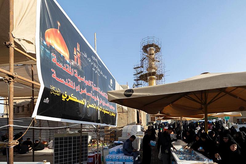 العتبة العباسية المقدسة تحصي خدماتها المقدّمة لزائري مرقد الإمامين العسكريّين (عليهما السلام) في سامراء